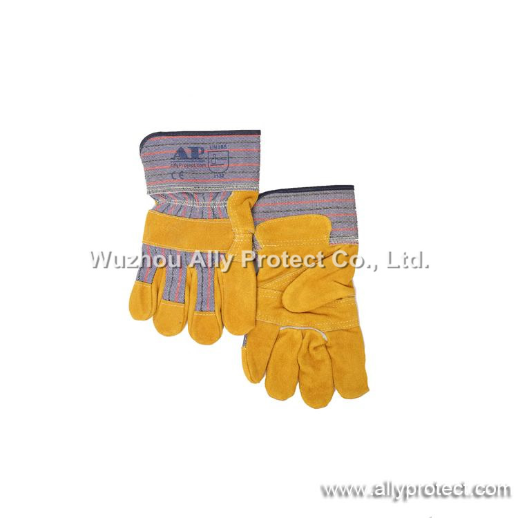 AP-1511 Golden Patched Palm Work Gloves
